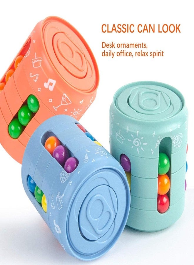 Dwariyan Sparkan Magic Rainbow Puzzle Ball - Multicolor Decompression Rotating Beads Fidget Cube Toy For Kids & Adults - Portable Stress Relief & Focus Toy |Unisex - Image 2
